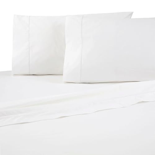 Martex Supima Cotton 700 Thread Count Sheet Set Queen Bright White