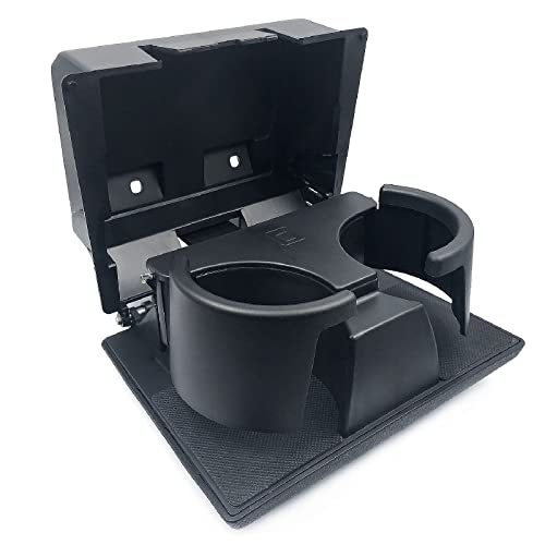 DEVMO Black in-Dash Cup Holder 8C3Z2513562AF 8C3Z-2513562-AF Compatible with F250 F-250 F350 F-350 F450 F-450 F550 Super Duty Truck - Image 1