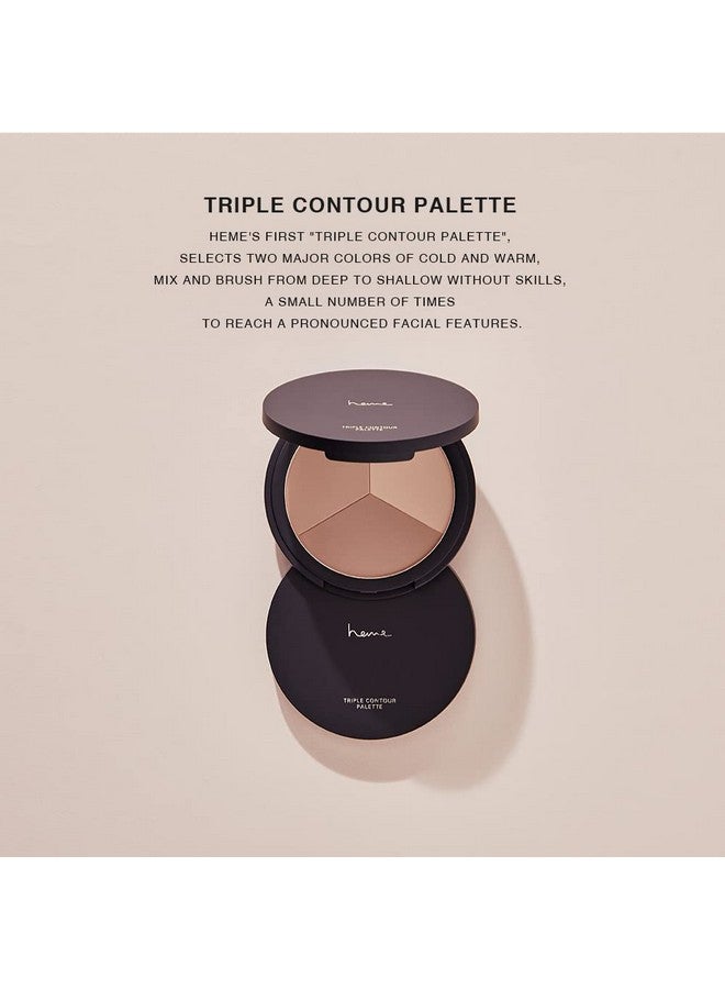 HEME Triple Contour Palette 9G (01 Natural Contour)  - Image 5