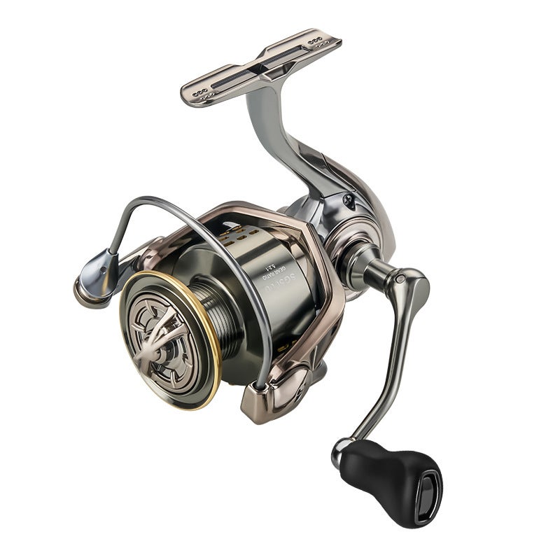 Plated Spinning Fishing Reel Full Metal CNC Arm SG2000 - Image 1