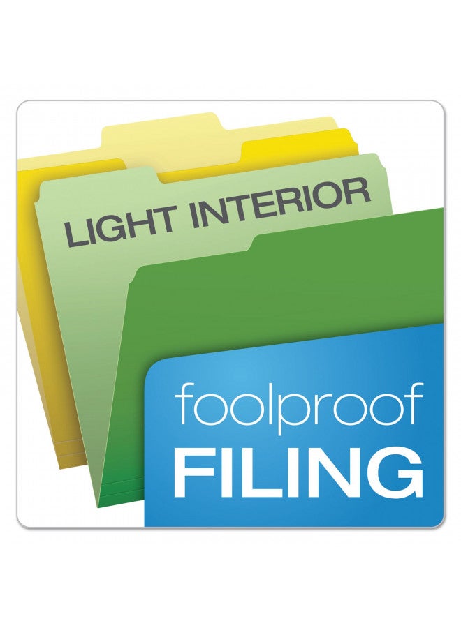 Pendaflex 84370 File Folders with Erasable Tabs, 1/3 Cut Top Tab, Letter, Assorted (Pack of 30) - Image 2