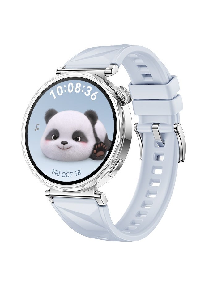 Youque - Strap for Huawei Watch GT 5/GT 4 41mm, Silicone Watchband Replacement Bracelet Blue - Image 1