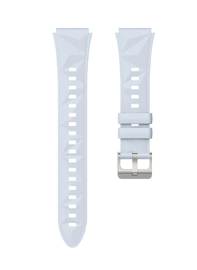 Youque - Strap for Huawei Watch GT 5/GT 4 41mm, Silicone Watchband Replacement Bracelet Blue - Image 1