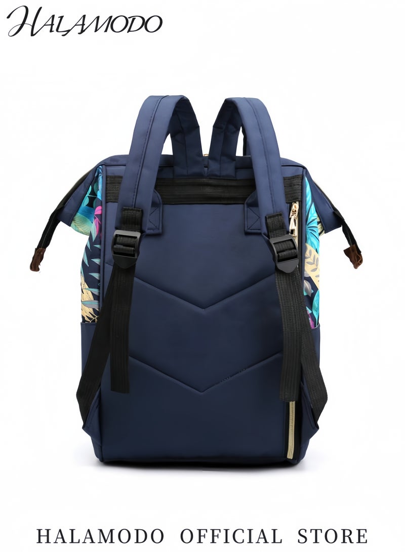 HALAMODO Multifunctional Baby Diaper Bag Backpack Waterproof Travel Nappy Bag with Insulated Bottle Pockets and Large Capacity Comfortable and Durable Backpack for Moms and Dads - Image 5