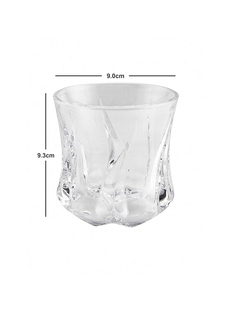 Goodhomes Glass Whisky Tumbler Set of 6pcs Clear - Image 3