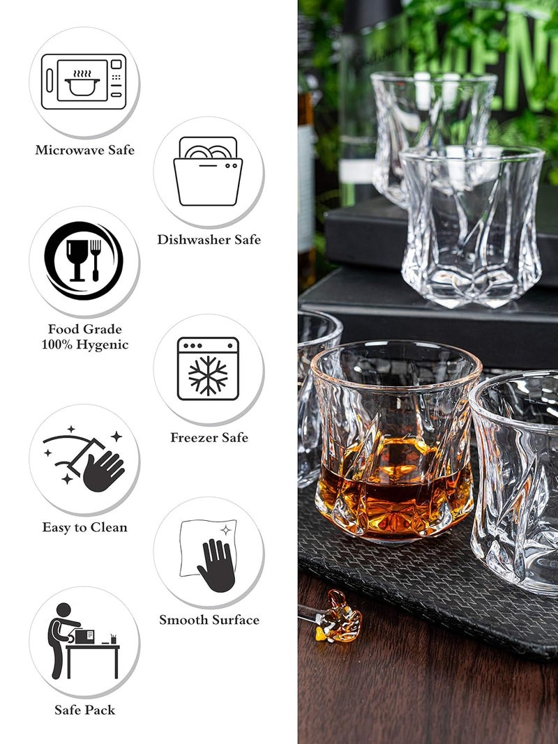 Goodhomes Glass Whisky Tumbler Set of 6pcs Clear - Image 5