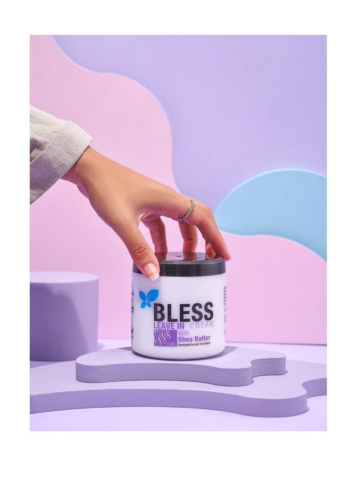 Bless Bless Leave In Cream With Shea Butter For Curly Hair - 450 ML  - Image 2