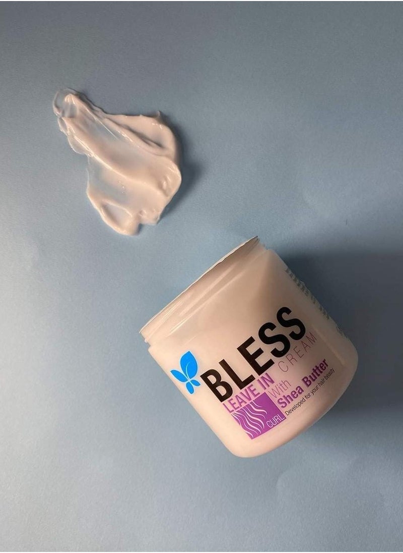 Bless Bless Leave In Cream With Shea Butter For Curly Hair - 450 ML  - Image 4