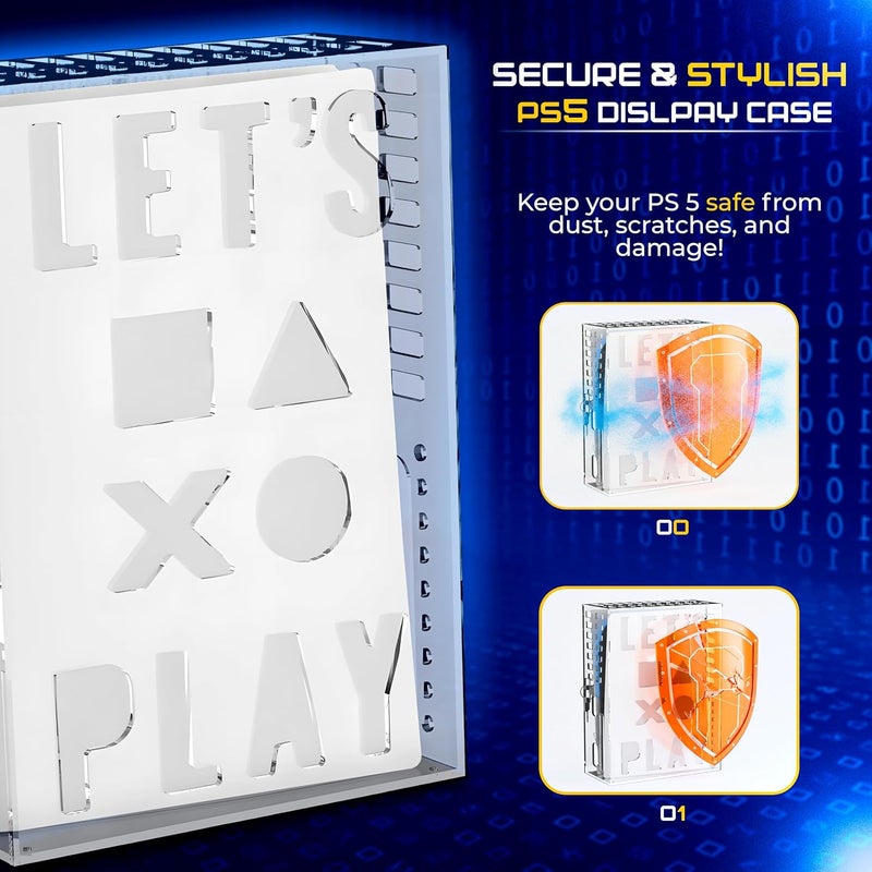 Skywin PS5 Console Lock Box for Parents - Manage Kids Playtime with Acrylic Display Case for PlayStation 5 - Secure Locking Box for PS5, PS5 Slim, PS5 Pro, Family Gift for Healthy Screen Habits - Image 3