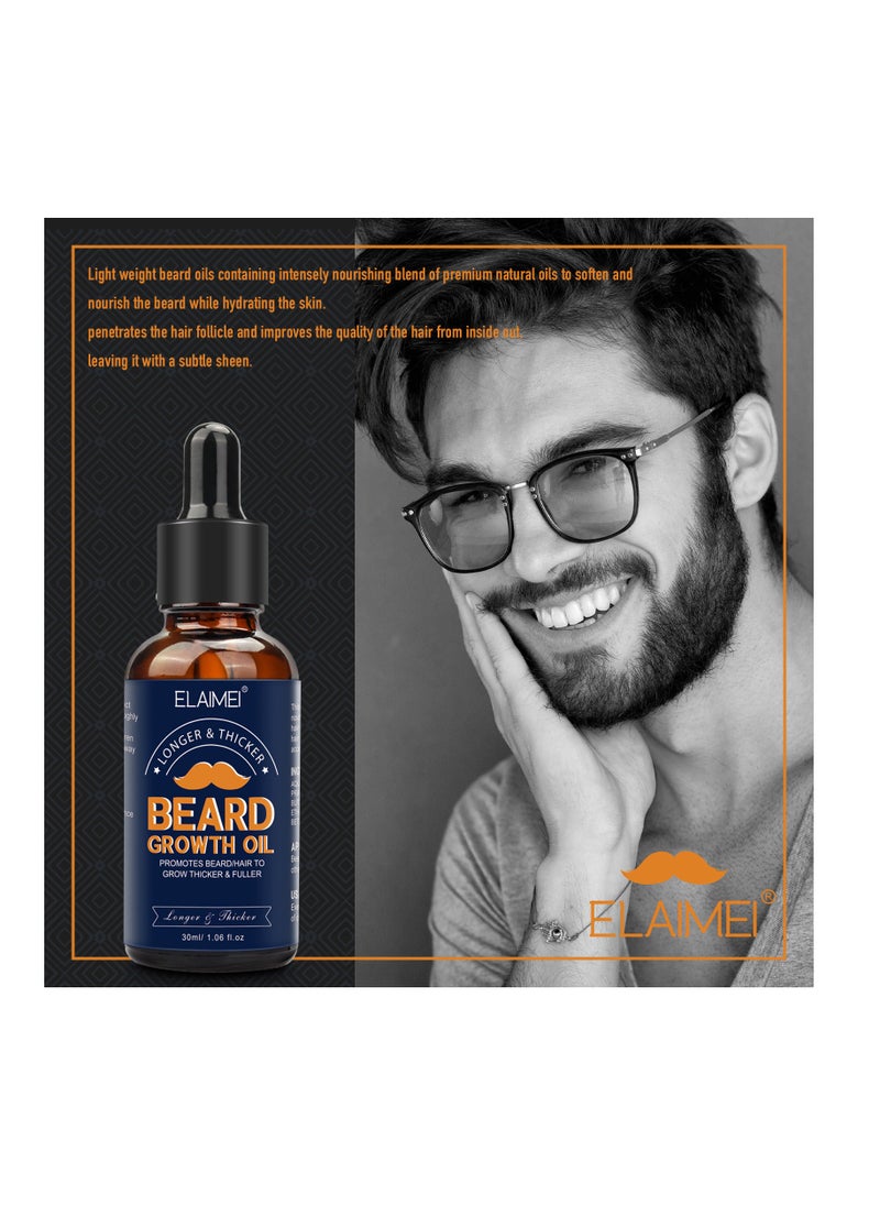 Elaimei - for Strengthen beard roots,Moisturize Beards and Make Beards Thicker - Image 1