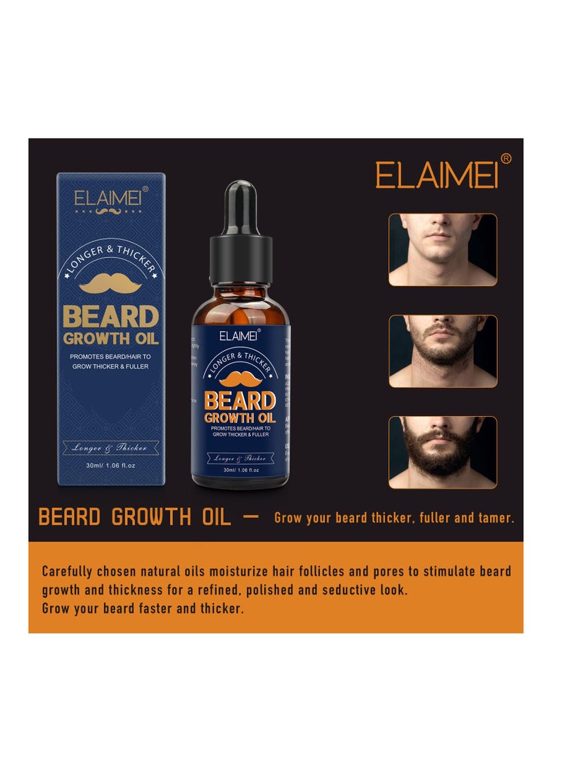 Elaimei - for Strengthen beard roots,Moisturize Beards and Make Beards Thicker - Image 1