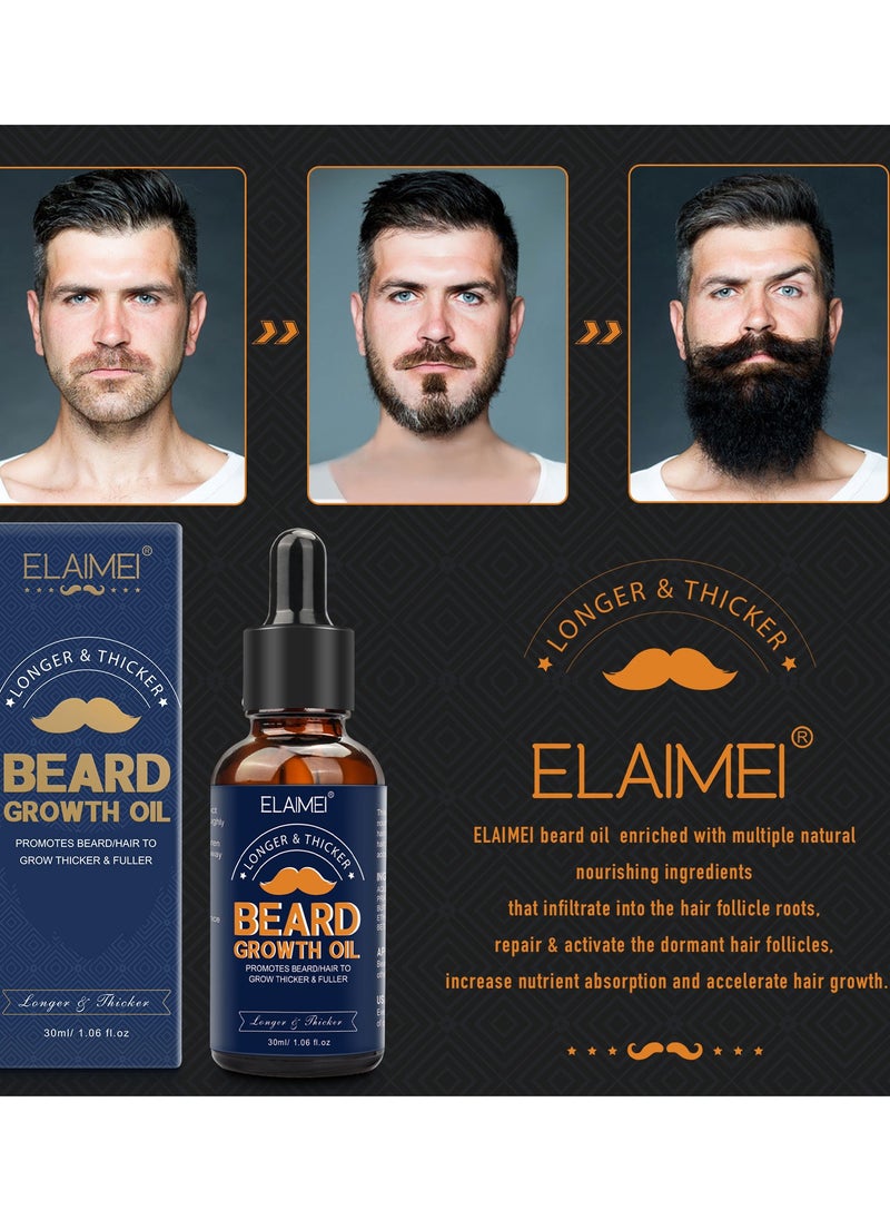 Elaimei - for Strengthen beard roots,Moisturize Beards and Make Beards Thicker - Image 1