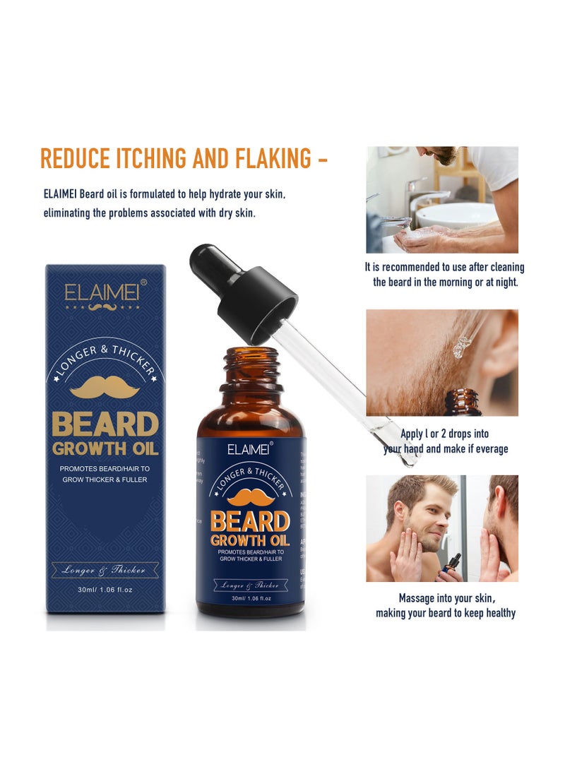 Elaimei - for Strengthen beard roots,Moisturize Beards and Make Beards Thicker - Image 1