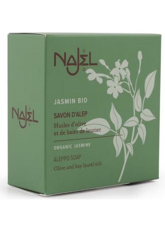 najel Aleppo Soap With Organic Jasmine 100G - Image 1