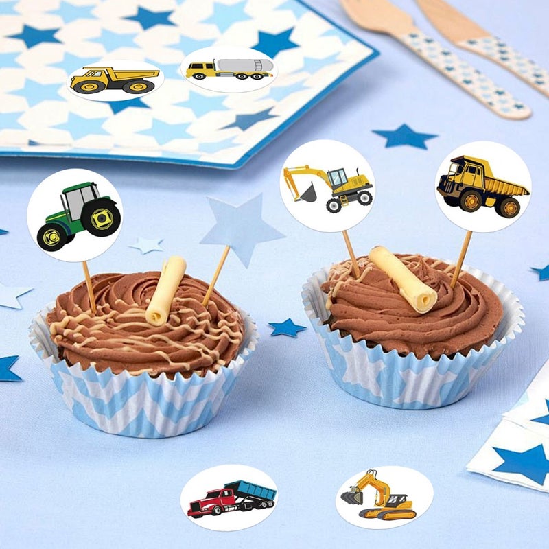 500 stickers/roll children's toys car stickers vehicle series decorative stickers sealing stickers rolled labels  wholesale - Image 3