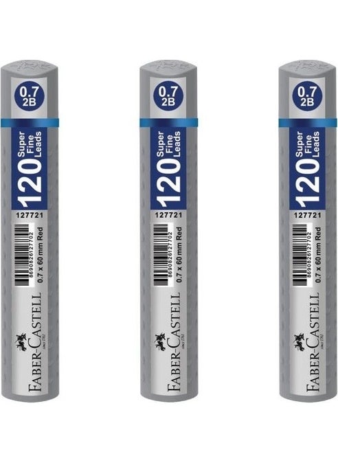 FABER-CASTELL Grip Min 0.7 Pen Tips 120 Pcs Tube 3 Pcs 