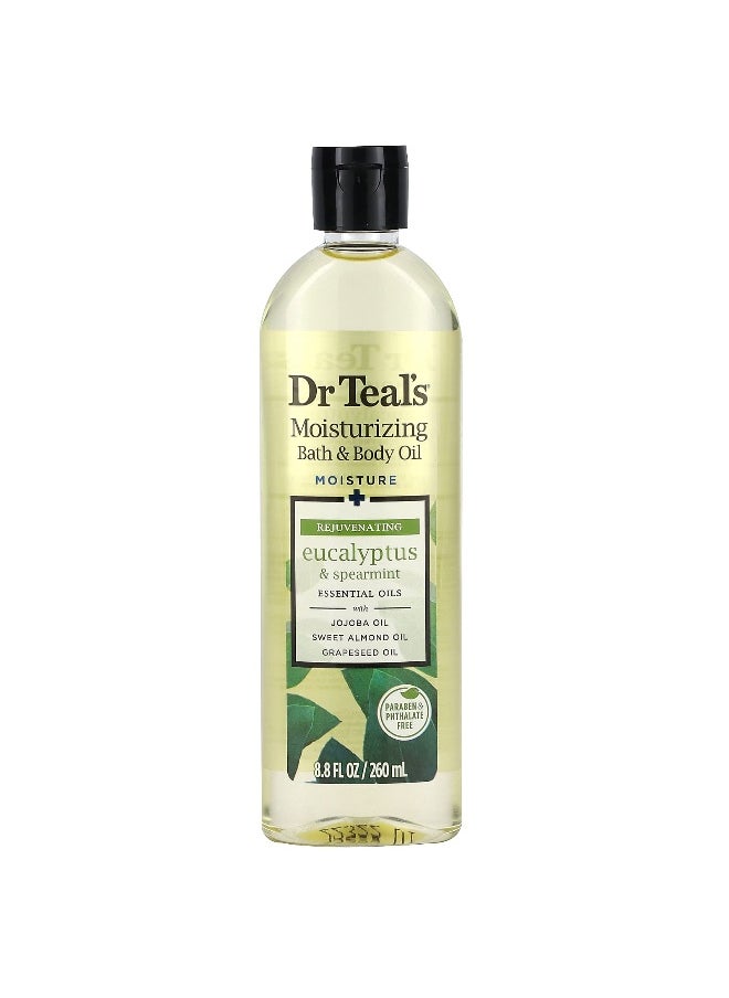 Dr. Teals Dr. Teal's, Moisturizing Bath & Body Oil, Eucalyptus & Spearmint, 8.8 fl oz (260 ml)  - Image 1