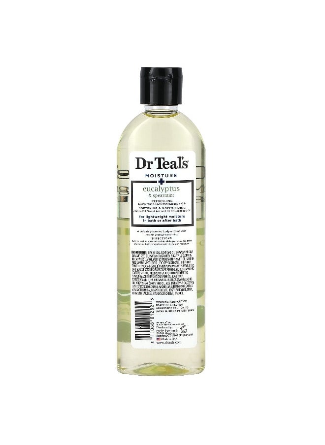 Dr. Teals Dr. Teal's, Moisturizing Bath & Body Oil, Eucalyptus & Spearmint, 8.8 fl oz (260 ml)  - Image 2