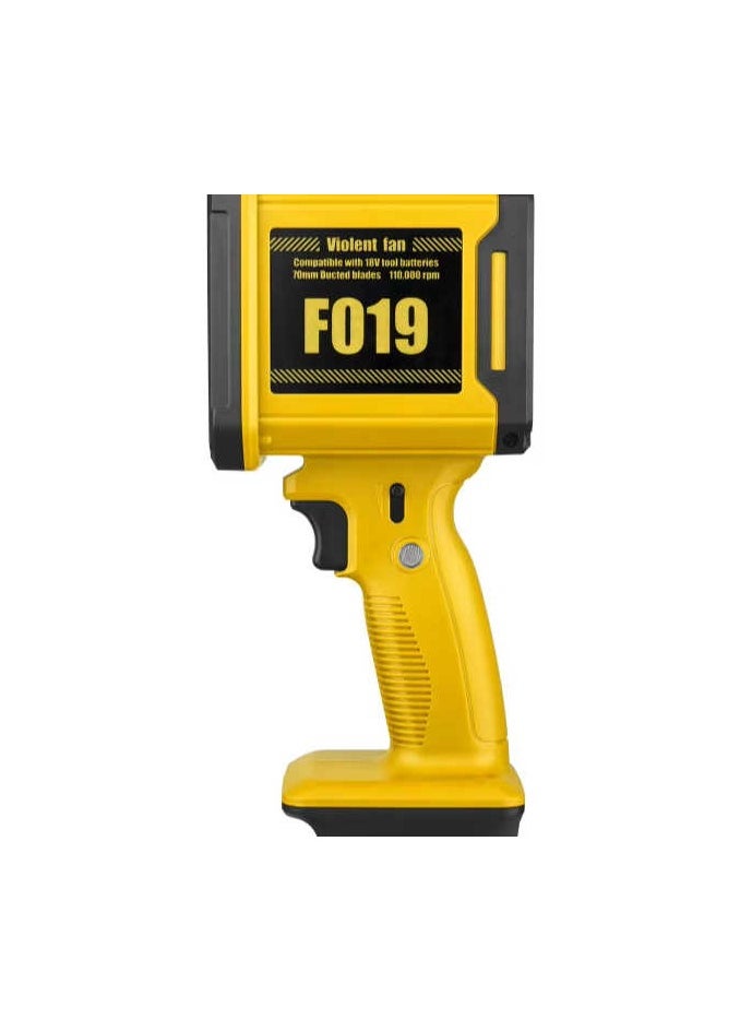 Violent F019 Storm Machine High Wind Power Lithium Battery Violent Turbofan Handheld High-Power Blower Turbo Jet Electric Fan  - Image 1