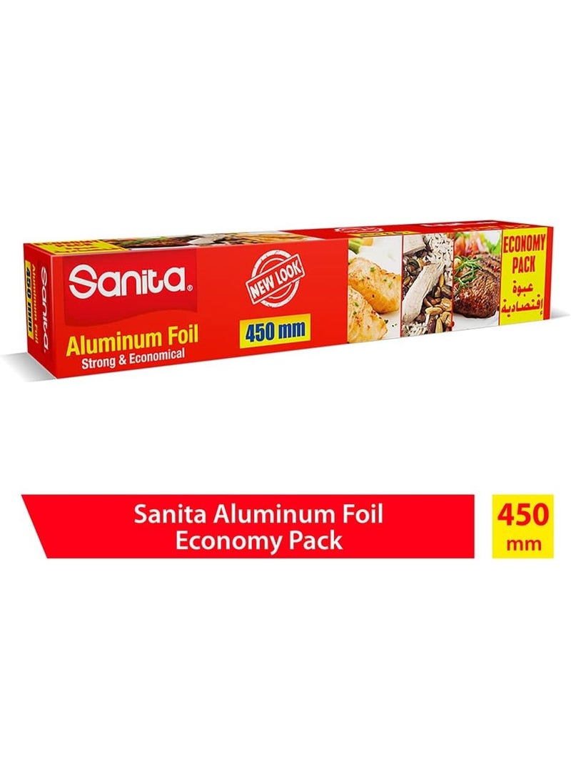 Sanita Aluminum Foil, Strong & Economical,450mm * 85m - Image 2