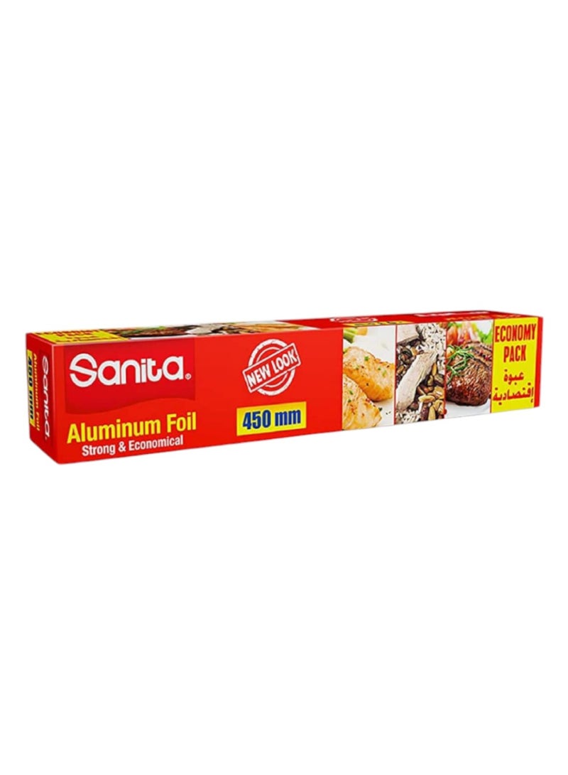 Sanita Aluminum Foil, Strong & Economical,450mm * 85m - Image 1