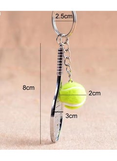 Goolsky Tennis Racket Keychain, Small Pendant, Car Keyring, Sports Key Chain, Love Sports Gifts  - Image 4