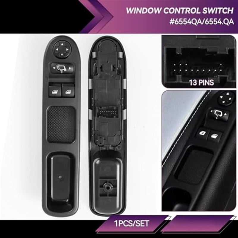 Wivplex Electric Window Master Switch for Peugeot - Image 3
