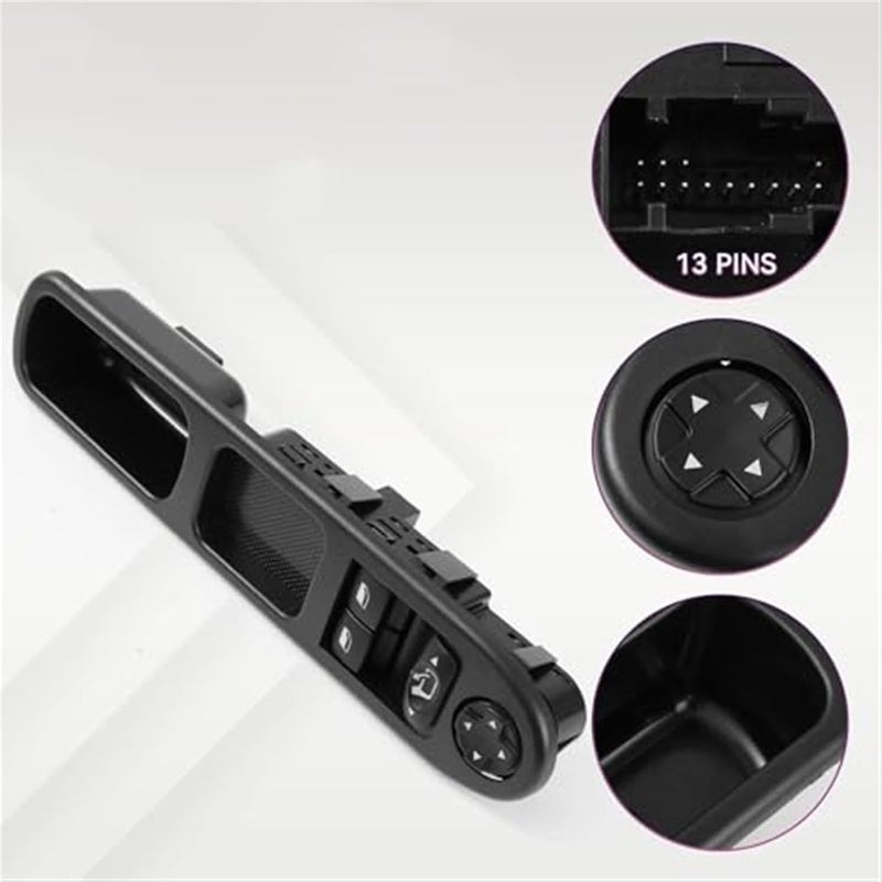 Wivplex Electric Window Master Switch for Peugeot - Image 2