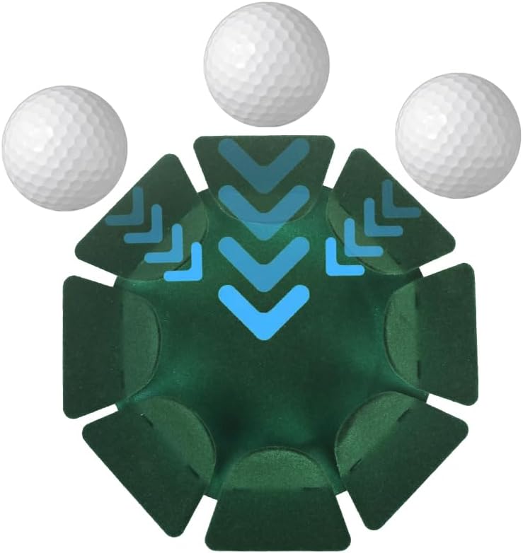 HOW TRUE 2 PCS All-Direction Golf Putting Cup Golf Practice Hole Cup Surface Flocking for Office Indoor Outdoor Practicing - Image 5