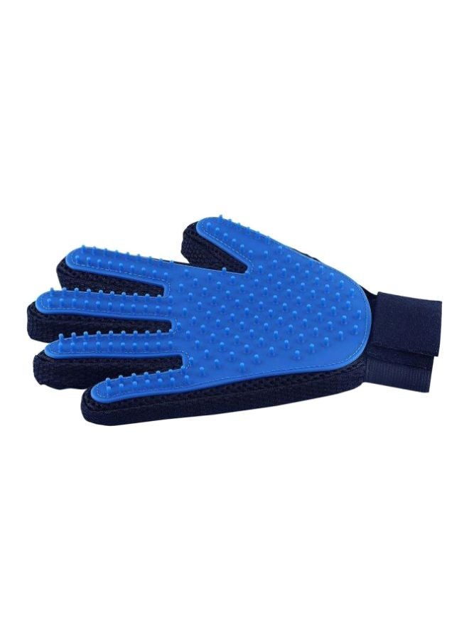 إسكدنيا فرشاة تدليك على شكل قفاز أسود/أزرق - Image 1