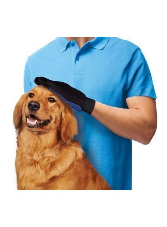 إسكدنيا فرشاة تدليك على شكل قفاز أسود/أزرق - Image 4