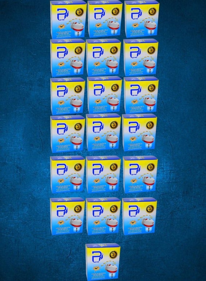 PYRON 19 Pieces Electric Mosquito Killer Device With 360 Hour Liquid Refill 1 Bottle Of 45ml With Floral Fragrance. - Image 1