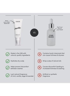 JUPITER Jupiter Anti-Dandruff Scalp Serum - Leave On Restoring Serum For Dry, Itchy & Oily Scalp - Aloe Vera & Niacinamide - Color Safe - Vegan - Cruelty, Paraben, Phthalate & Sulfate Free - 3.4 fl. oz  - Image 4