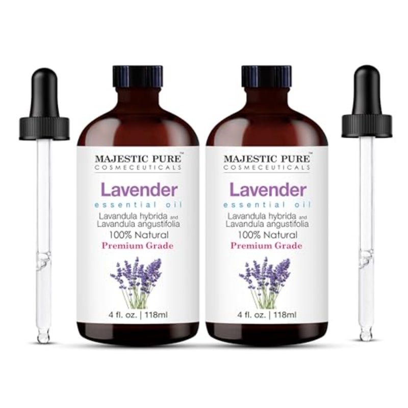 زيت اللافندر العطري للعلاج العطري والتدليك وأجهزة توزيع الروائح المنزلية 100 درجة علاجية من زيت اللافندر الطبيعي النقي، آمن على البشرة، متعدد الاستخدامات في أجهزة الترطيب، وصناعة الشموع، وتركيبة الصابون. - Image 1