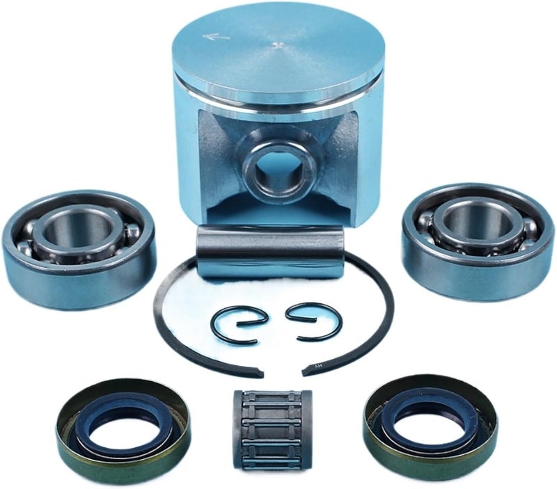 Yurefax 50mm Piston Ring and Bearing Kit for Chainsaws - Image 1