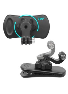 Y&D Backpack Strap Mount Quick Clip 360 Degree Rotation Clamp Compatible with Hero 10 Black 9 8 7 6 5 4 DJI Osmo Action Most Cameras  - Image 4