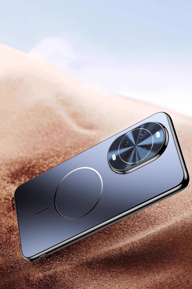 عام غطاء مغناطيسي متوافق مع هاتف هواوي نوفا 14 برو، بإطار TPU مقاوم للسقوط، ممتص للصدمات، لوحة خلفية غير لامعة مقاومة للخدوش والتآكل والبهتان. - Image 3