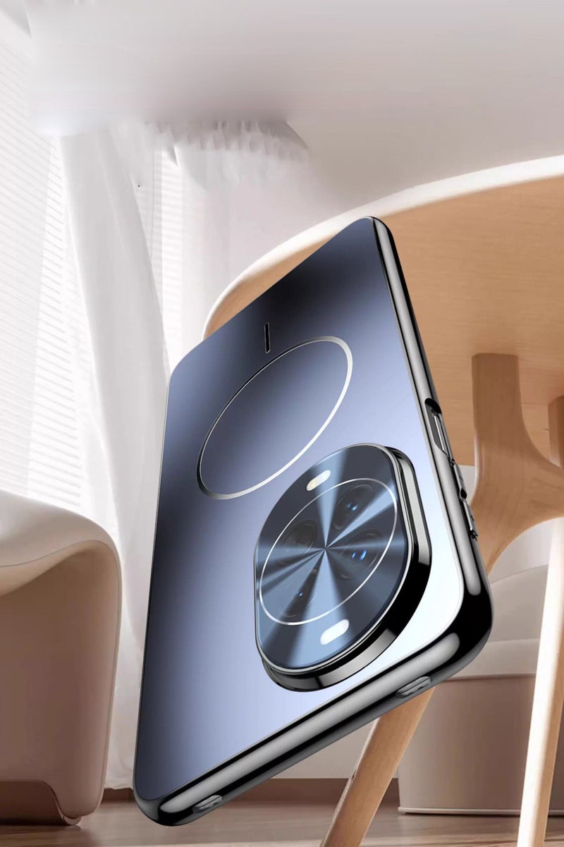 عام غطاء مغناطيسي متوافق مع هاتف هواوي نوفا 14 برو، بإطار TPU مقاوم للسقوط، ممتص للصدمات، لوحة خلفية غير لامعة مقاومة للخدوش والتآكل والبهتان. - Image 5