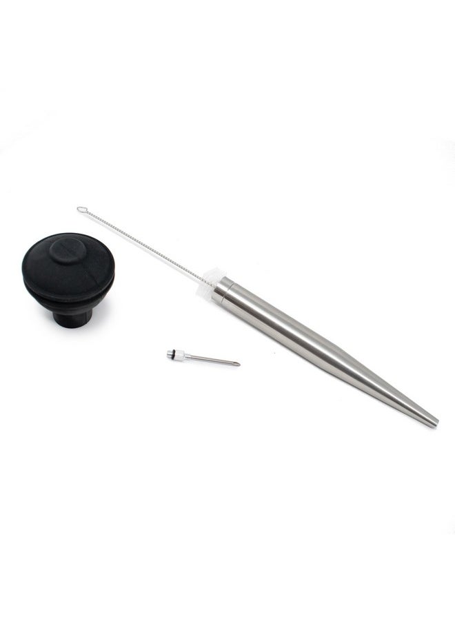 Norpro Norpro Deluxe Stainless Steel Baster with Injector and Cleaning Brush 11" x 2" x 2"  - Image 2