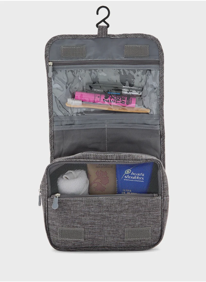Seventy Five Unisex Multiple Compartment Travel Wash Bag Organi