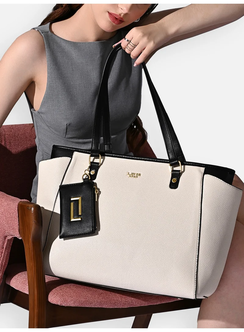 لافي حقيبة يد نسائية فاخرة كبيرة آدي أوف وايت