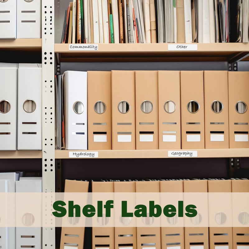 LLPT Dry Erase Magnetic Label Strips 10 Pack 1" x 12" Blank Reusable Writable Magnet Stickers for Organizing Labeling on Fridge Whiteboard Crafts and More Metallic Surfaces White(DMS11210WT) - Image 4