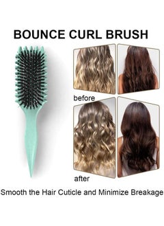General 2Pcs Bounce Curl Defining Brush, Upgrade Bounce Curl Define Styling Brush, Bounce Curl Defining Brush With Ridges, Styling Brush For Detangling, Shaping And Defining Curls  - Image 2