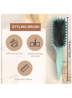 General 2Pcs Bounce Curl Defining Brush, Upgrade Bounce Curl Define Styling Brush, Bounce Curl Defining Brush With Ridges, Styling Brush For Detangling, Shaping And Defining Curls  - Image 4