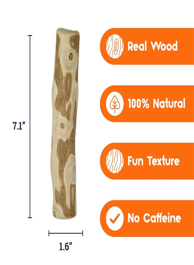 بيتستاجيز عصا مضغ خشبية للكلاب من بيتستيجز - لعبة مضغ خشبية طبيعية للكلاب التي تمضغ بشكل خفيف إلى متوسط، للاستخدام الداخلي، مصنوعة من مصادر مستدامة، خالية من الكافيين، ذات ملمس مميز، متوسطة الصلابة - Image 3