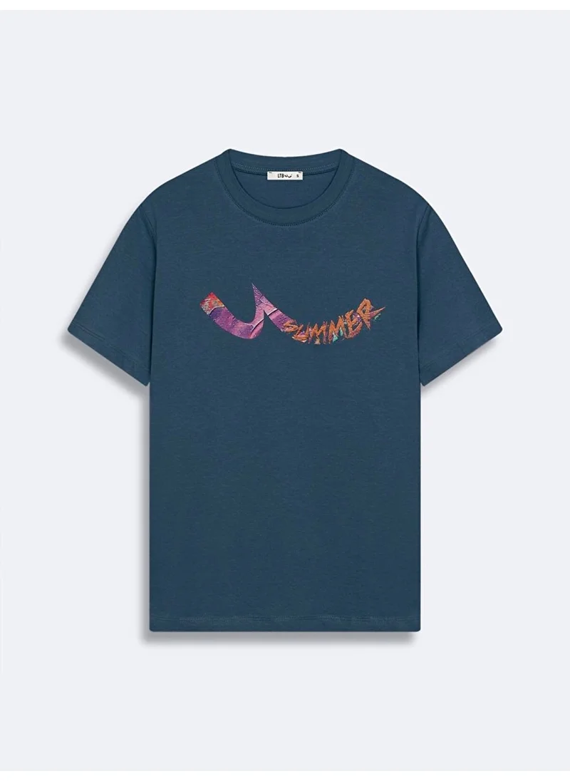 إل تي بي Dark Blue T-Shirt