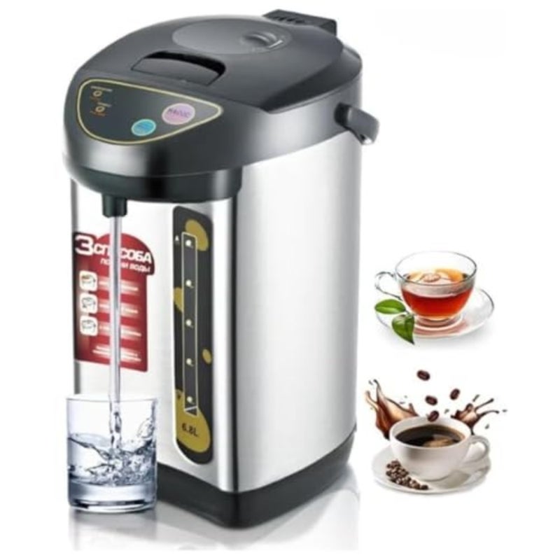 Electric Instant Thermal Hot Water Boiler Dispenser for Kitchen Use, Stainless Steel, Silver, Auto-Dispense Digital Temperature Control, Energy Efficient, Large Capacity - Image 1