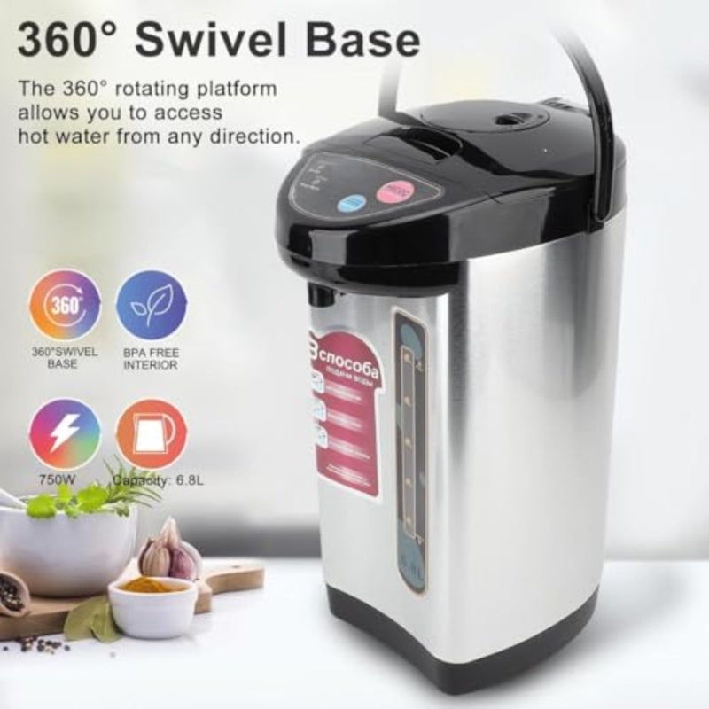 Electric Instant Thermal Hot Water Boiler Dispenser for Kitchen Use, Stainless Steel, Silver, Auto-Dispense Digital Temperature Control, Energy Efficient, Large Capacity - Image 3