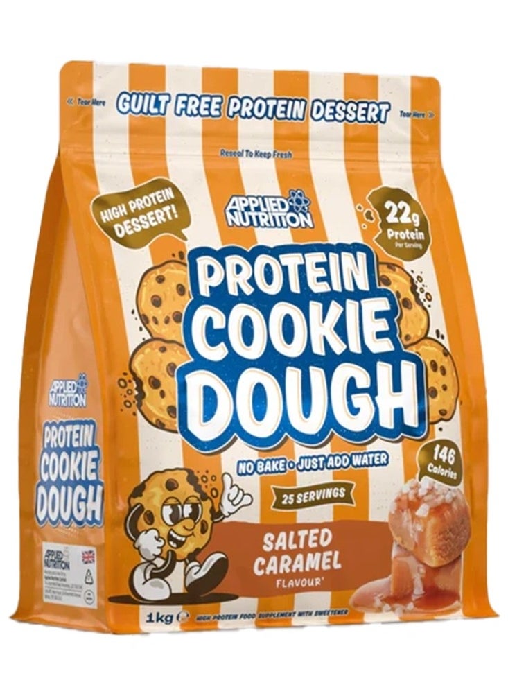 Applied Nutrition - APPLIED NUTRITION PROTEIN COOKIE DOUGH SALTED CARAMEL 25 SERVINGS 1KG - Image 1