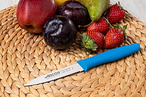 Arcos NOVA Series 100 MM Serrated Blue Colour PARING Knife - Image 5